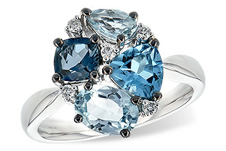 B252-73910: LDS RG 2.57 BLUE TOPAZ 2.65 TGW