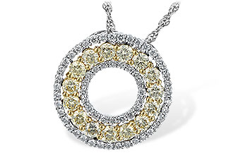 B252-74847: NECK 1.08 YELLOW DIAS 1.55 TW