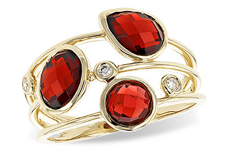 B337-29374: LDS RG 3.07 TW GARNET 3.12 TGW