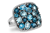 C250-95756: LDS RG 3.67 BLUE TOPAZ 3.94 TGW