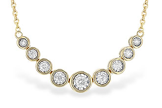 C253-68474: NECKLACE .25 TW (18")