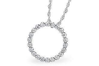 C336-42092: NECKLACE .50 TW