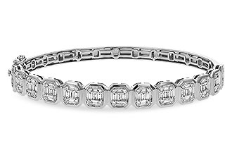 C338-18519: BANGLE .81 TW BAGUETTE 1.00 TW