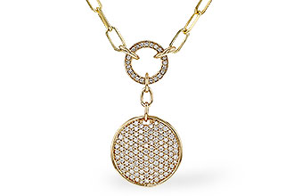 C338-20292: NECKLACE .92 TW (17")
