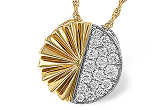 C338-24819: NECKLACE .50 TW