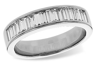 D338-18519: LDS DIA WED RG .70 TW BAGUETTES
