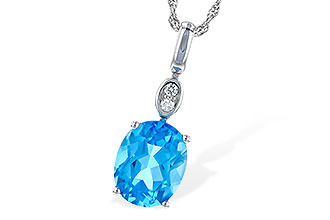 E253-71265: NECK 2.84 BLUE TOPAZ 2.87 TGW (10x8MM BT)