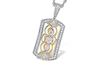 E336-42165: NECKLACE .33 TW