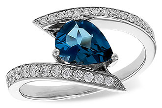 E338-19392: LDS RG 1.04 LONDON BLUE TOPAZ 1.28 TGW (8x6MM)