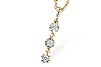 F337-30328: NECKLACE .08 TW