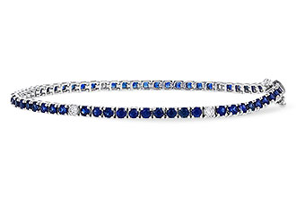 F338-19428: BRACELET 3.27 TW SAPP 3.52 TGW (7")