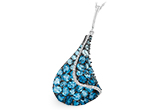 G250-95764: NECK 4.81 BLUE TOPAZ 4.94 TGW