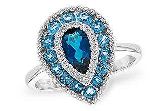 G253-67619: LDS RG 1.52 TW BLUE TOPAZ 1.60 TGW