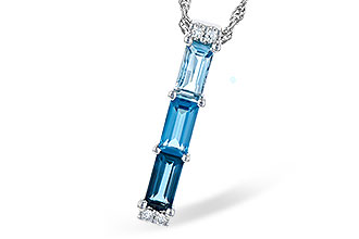 G336-39410: NECK 1.26 BLUE TOPAZ 1.30 TGW