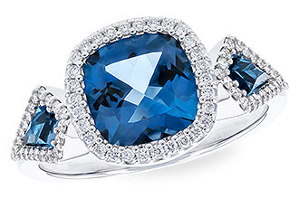 G337-30301: LDS RG 2.46 TW LONDON BLUE TOPAZ 2.72 TGW