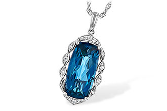 H253-64819: NECK 6.70 LONDON BLUE TOPAZ 6.81 TGW