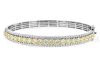 K252-75755: BANGLE 4.20 YELLOW DIAS 5.63 TW