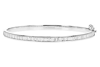 K337-28528: BANGLE 1.02 TW BAGUETTE DIAMONDS