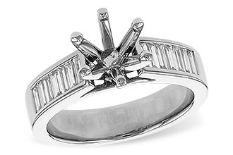 K338-18510: LDS SEMI DIA RG .50 TW BAGUETTES