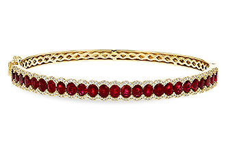 K338-25728: BANGLE 5.04 TW RUBY 5.60 TGW