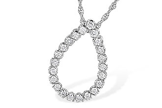L253-69410: NECKLACE .50 TW