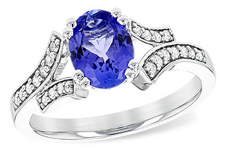 L253-70355: LDS RG 1.15 TANZANITE 1.30 TGW