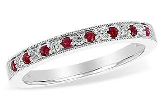 M247-33019: LDS WED RG .12 RUBY .21 TGW