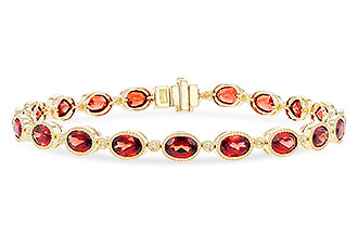 M337-29419: BRACELET 9.22 TW GARNET 9.26 TGW